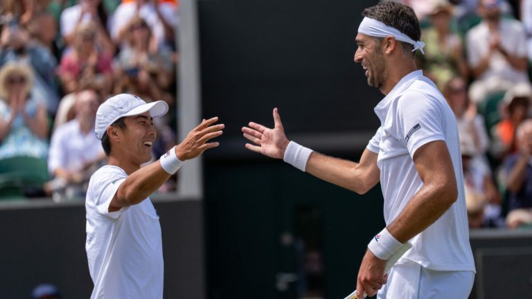 Aussie completes stunning run to Wimbledon doubles final … with total stranger