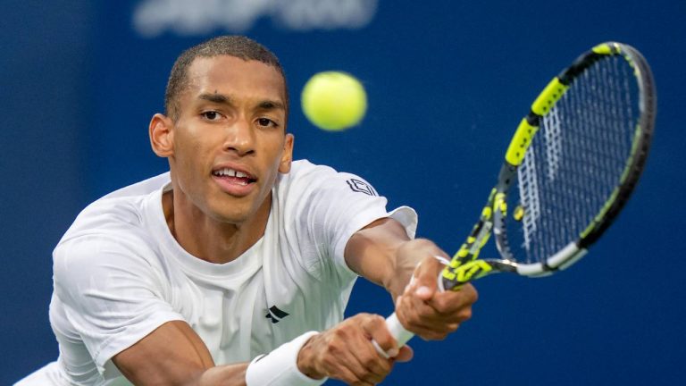 Felix Auger-Aliassime upset at National Bank Open