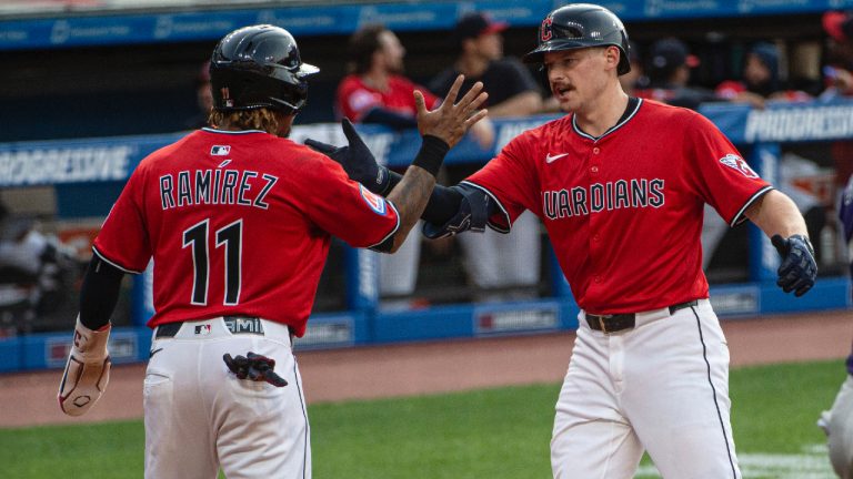 Manzardo’s two HRs power Guardians to win over Rockies