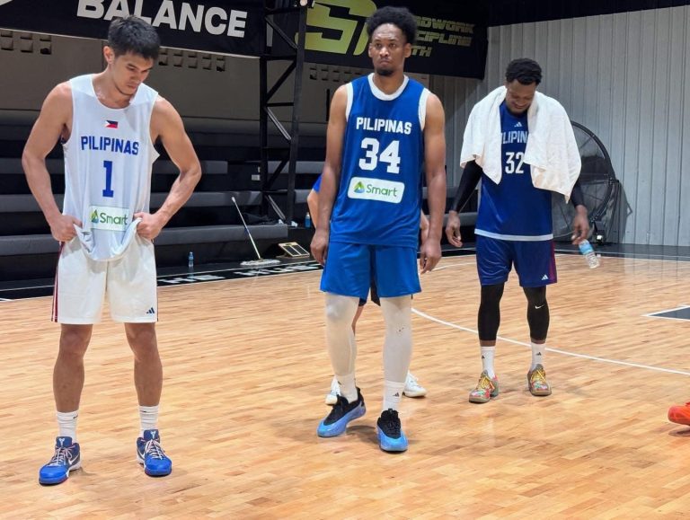 Gilas trains in Pampanga ahead of Fiba Asia Cup sendoff game