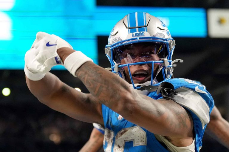 Jahmyr Gibbs Notched Wild NFL Feat Last Season
