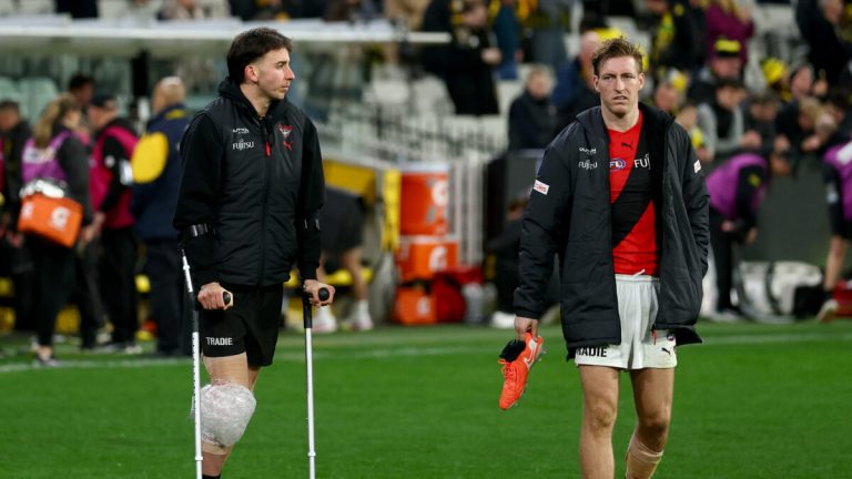Bombers’ season from hell gets worse with brutal injury blows confirmed for gun pair