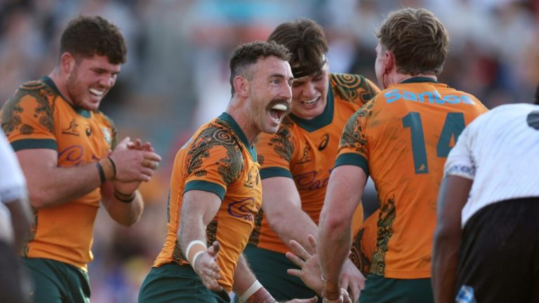 Wallabies get out of jail after Wilson’s late try but injury to key playmaker sours win