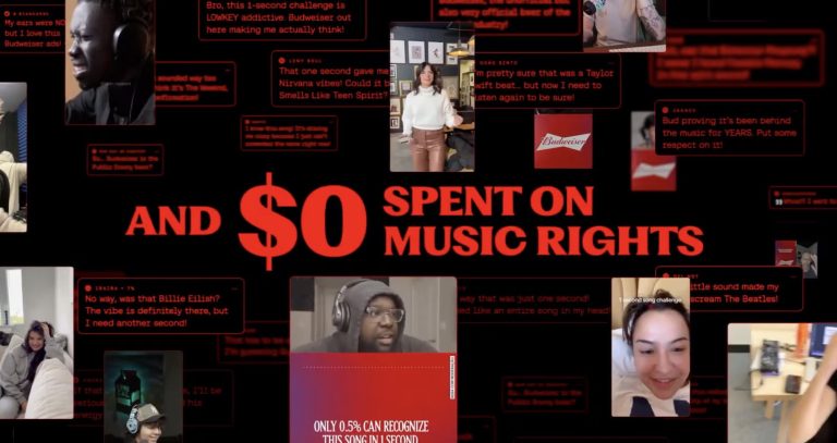 AB InBev apologizes for ‘$0 spent on music rights’ ad boast after Budweiser Cannes Lions win