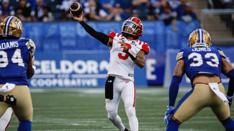 Collaros injured as Stampeders crush Blue Bombers
