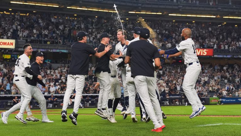 Yankees tie it three times in late innings before finally beating Rays in 11