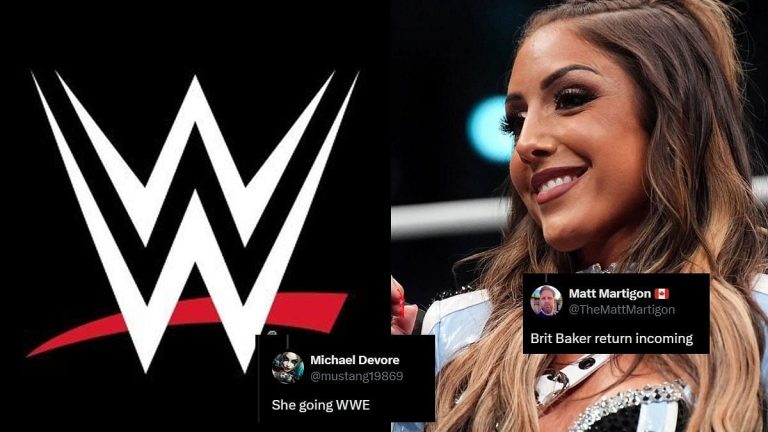 Britt Baker return incoming,” “She’s going to WWE