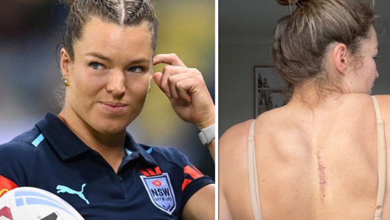 Emma Verran Tonegato reveals melanoma diagnosis and Cronulla Sharks hopes for Try July