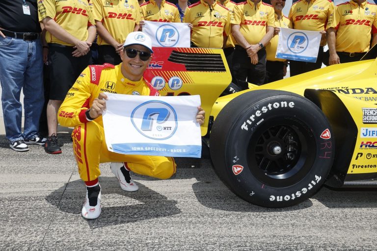 Alex Palou surprised after winning the pole position for the Farm to Finish 275