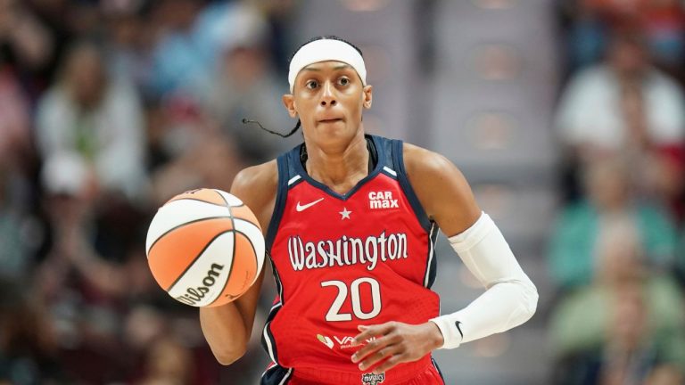 Mystics close on 12-2 run to beat short-handed Aces