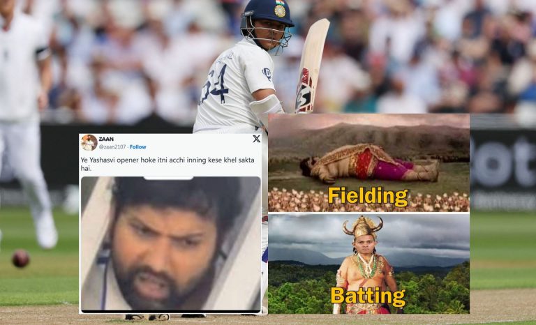 “Yashasvi Jaiswal needs a good pr team”- Top 10 funny memes after India opener’s aggressive 87 in 1st innings of 2nd Test vs England at Edgbaston