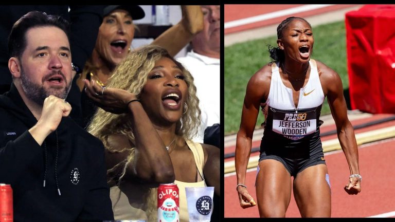 Serena Williams’ husband Alexis Ohanian reacts as Melissa Jefferson-Wooden calls for guest’s return to Athlos 2025