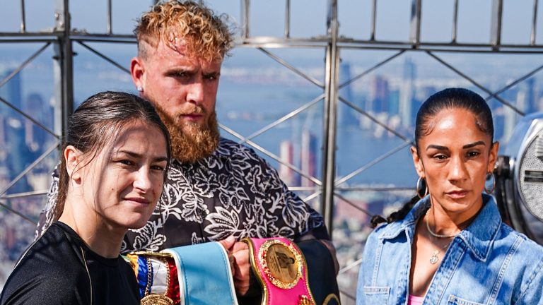 Katie Taylor and Amanda Serrano weigh in for final chapter of their rivalry at Madison Square Garden | Boxing News