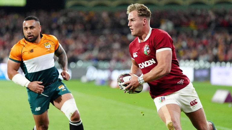AUNZ XV 0-48 British and Irish Lions: Duhan van der Merwe scores hat-trick as tourists run riot in Adelaide | Rugby Union News