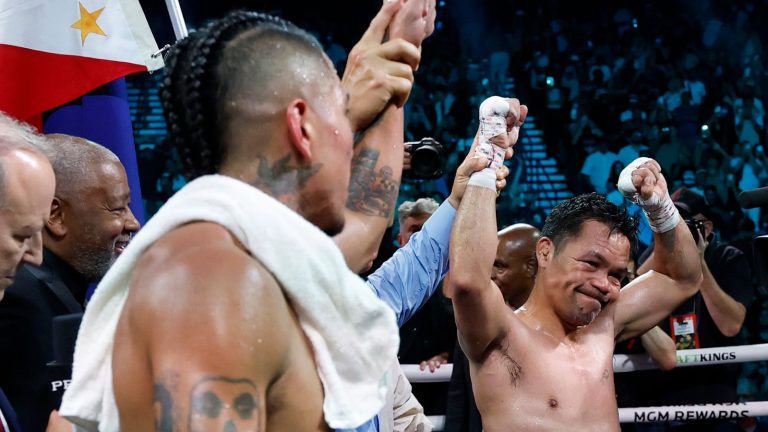Manny Pacquiao falls short in world title comeback bid as Mario Barrios retains belt with majority draw | Boxing News