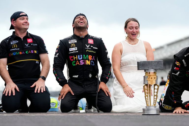 Bubba Wallace opens up on his “African-American side” realisation post Brickyard win