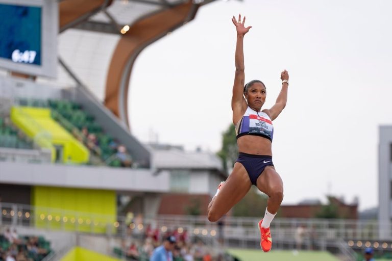 Tara Davis-Woodhall leaps to USA Outdoor long jump title