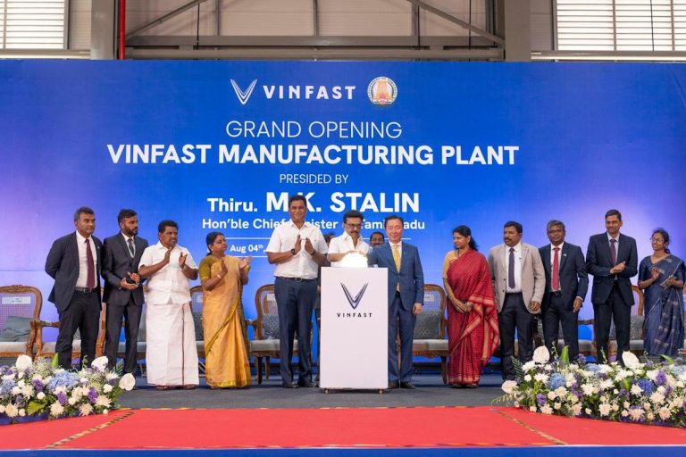 VinFast opens new assembly plant in India