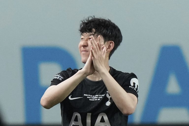 Departing Son Heung-min in tears as Tottenham draws in Seoul