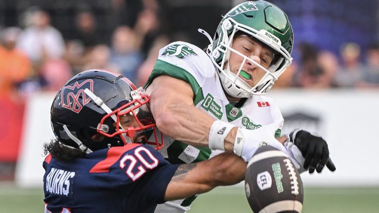 Roughriders soar past Alouettes in CFL power clash