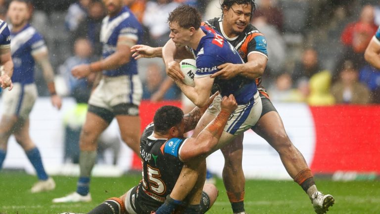 Claws out for Galvin as fired-up Tigers exact revenge on Dogs recruit in mudbath boilover